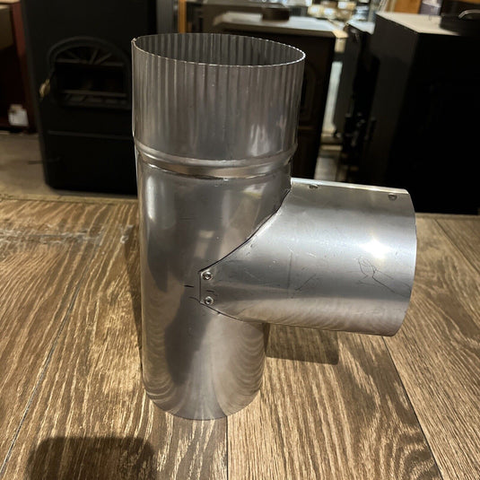 4" Stainless Steel Stove Pipe Tee