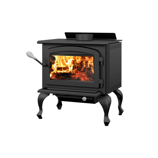 Drolet Columbia II Wood Stove w/ Legs 65,000BTU 30% Tax Credit