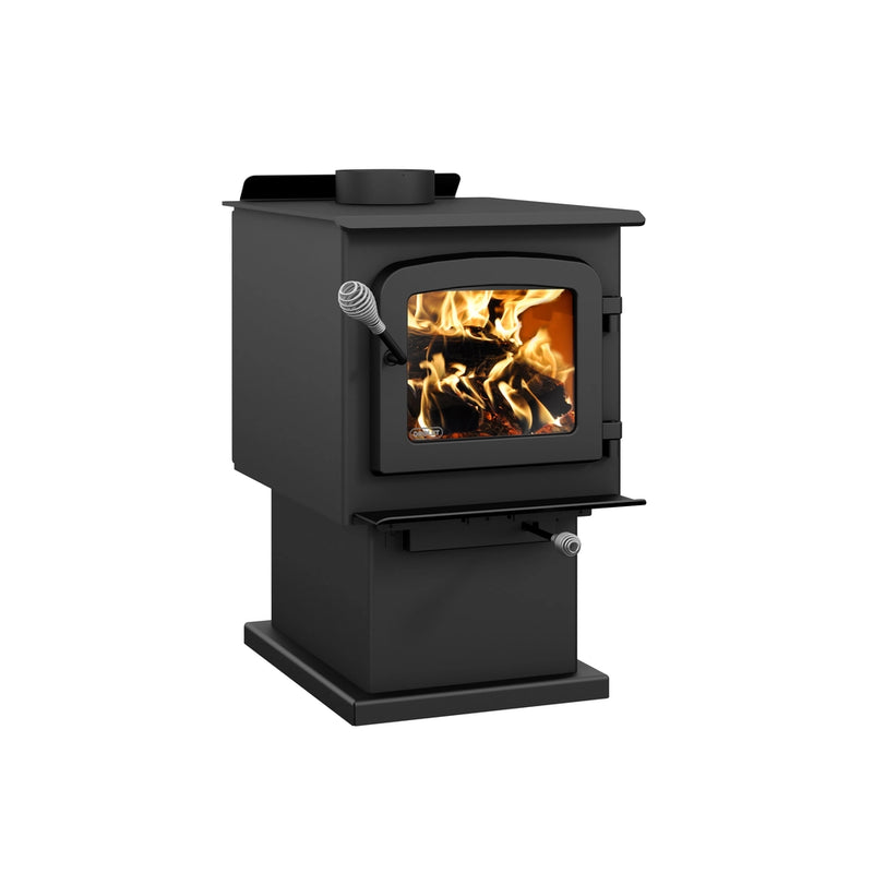 Load image into Gallery viewer, Drolet Escape 1200 Wood Stove w/ Pedestal 45,000BTU 30% Tax Credit
