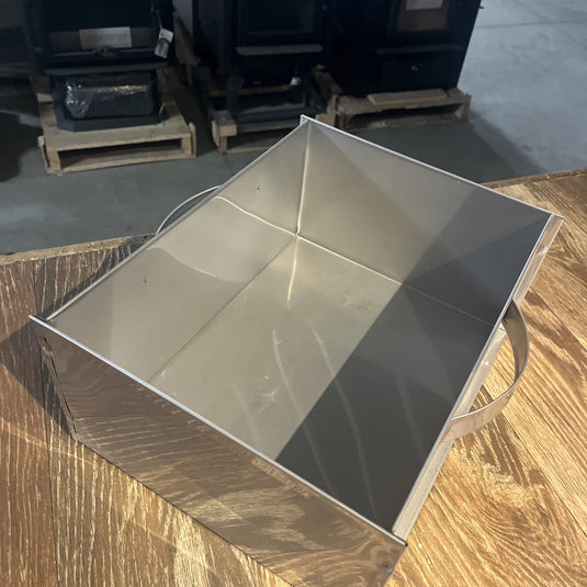 Leisure Line Pioneer Hearth Independence Coal Stove Ash Pan Stainless Steel