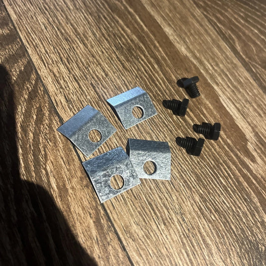 Leisure Line Coal Stove Glass Retainer Clips & Bolts 8pc Set