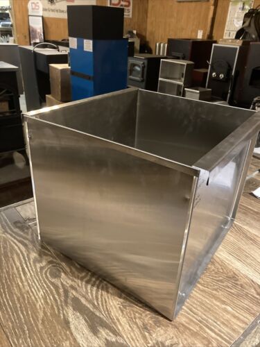 Reading Allegheny Coal Stove Ash Pan- Stainless Steel 15x13x12” #CS0109