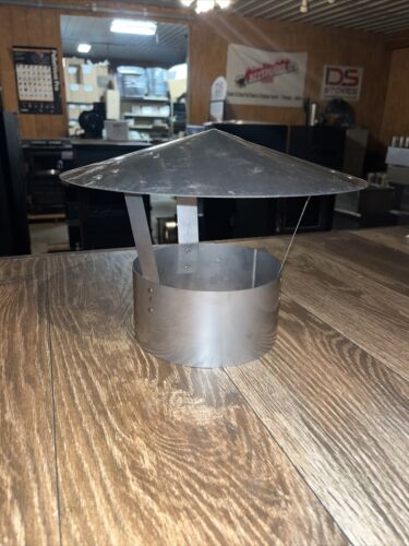 6” Stainless Steel Chimney Cap Round 316 Stainless