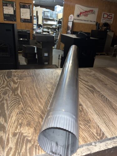 4”x48” Stainless Steel Rigid Stove Pipe