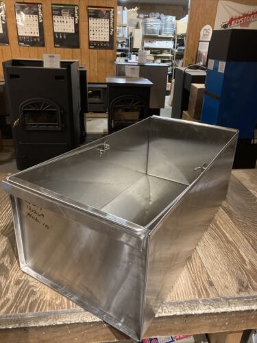 Alaska 140 Coal Stove Ash Pan- Stainless Steel 12x23x9  Alaska Part# S-003A