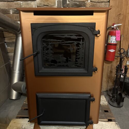 Custom Keystoker 105,000BTU bottom direct vent coal stove NEW!!