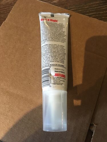 Rutland Seal it right Direct vent Appliance Sealant 641C 800^ Black Latex