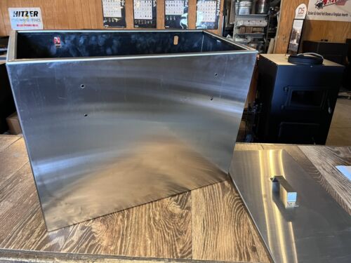 Leisure Line Pioneer Coal Stove Stainless Steel Hopper w/ Lid