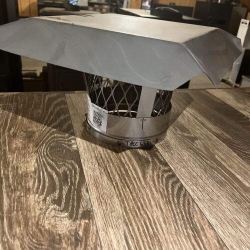 Best Flex Chimney Liner 6” square rain cap 6TPCC6SQLB The Coal Shop