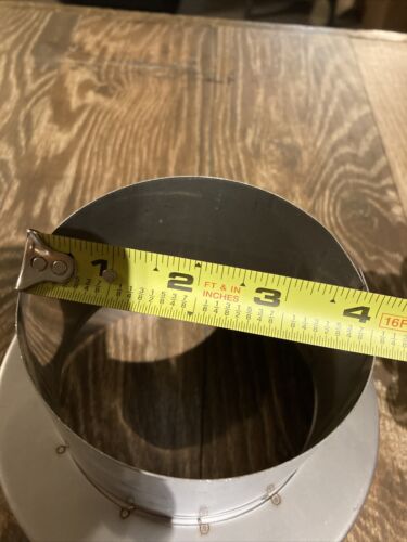 6” x 4” Stainless Steel Stove Pipe Reducer/increaser