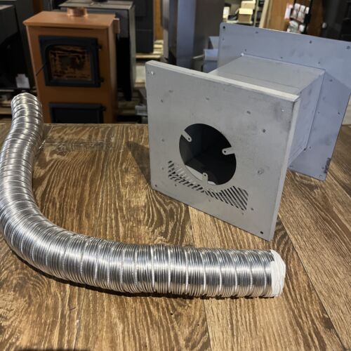 VP-WPTA032 3” ventis pellet vent pipe, wall pass thru thimble w/ 2” fresh air