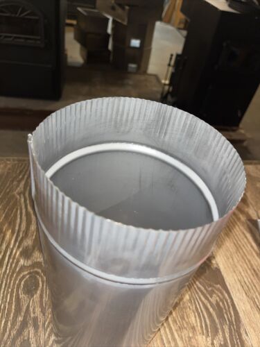 6”x12” rigid stainless steel stove pipe