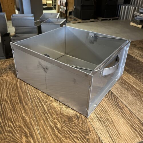 Alaska Coal Stove Ash Pan- Stainless Steel 12.5”x14”x6.5” CS0114