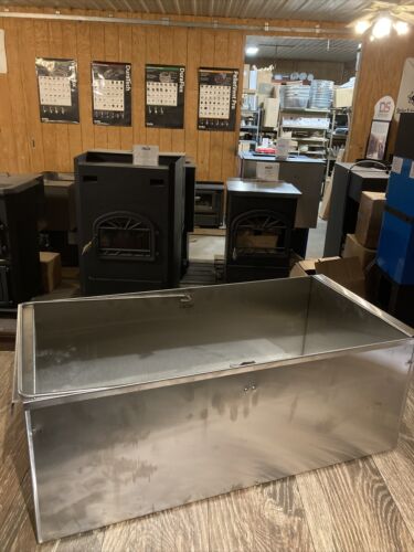 Alaska 140 Coal Stove Ash Pan- Stainless Steel 12x23x9  Alaska Part# S-003A