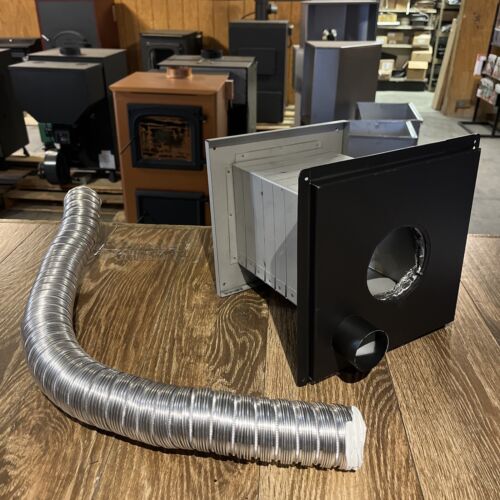 VP-WPTA032 3” ventis pellet vent pipe, wall pass thru thimble w/ 2” fresh air