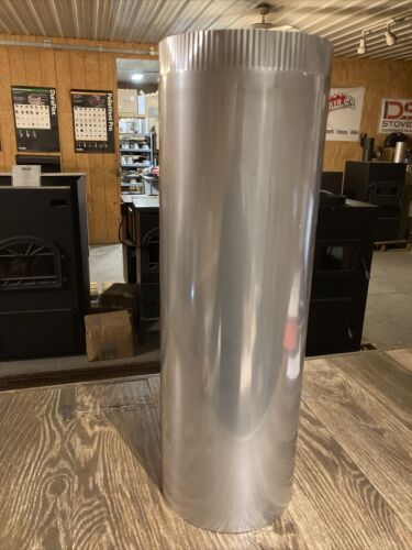 8”x24” 24ga 316 Stainless Steel Stove Pipe