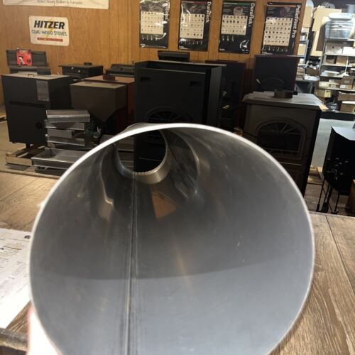 8”x48” stainless steel stove pipe wood/coal/chimney