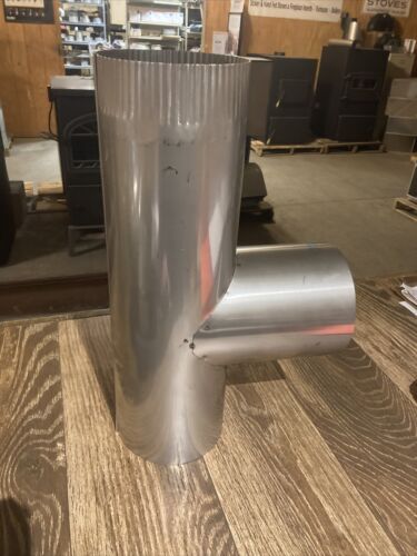 5” Stainless Steel Tee Stove/chimney Vent 316SS 24ga
