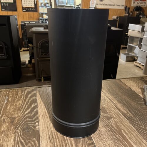 6” black stove pipe slip section 2”-13” 6-607LE