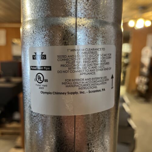 VP-0324 3”x24” ventis pellet vent pipe