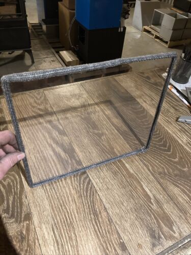 Alaska Coal Stove 'K' Glass Kit w/ Gasket  (12-5/8”x10-3/4”) S-041