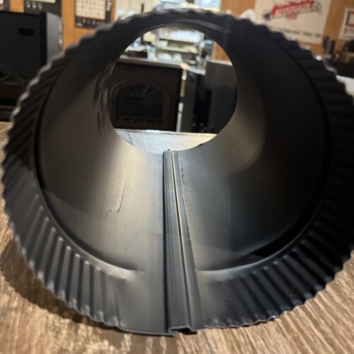 6”x12” black stove pipe 24ga gray metal 6-24-600A