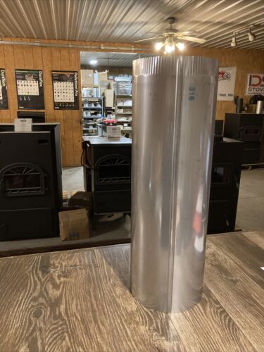8”x24” 24ga 316 Stainless Steel Stove Pipe