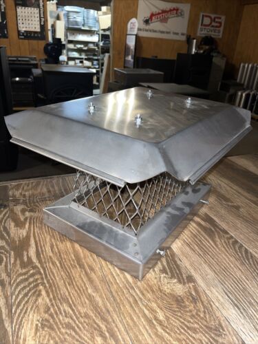 9”x13” single flue terra cotta chimney cap stainless steel
