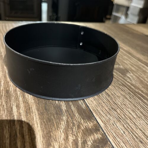 6” black stove pipe tee cap