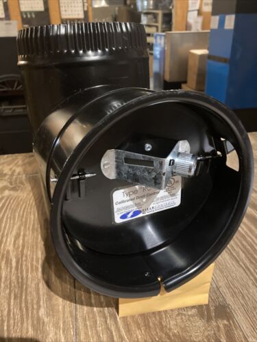 6” Barometric Damper W/ Tee Field Controls 6 RC/BT