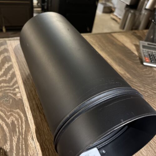 6” black stove pipe slip section 2”-13” 6-607LE