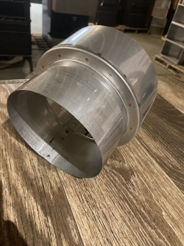 6” To 5” Stainless Steel Reducer Stove Pipe/Chimney 316SS 24ga