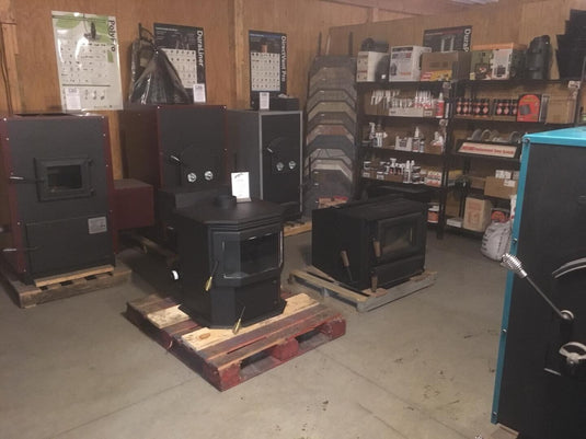 Keystoker Bay Window Auto Feed Stoker Coal Stove-- 75,000BTU