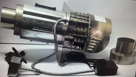 Leisure Line Coal Stove 4AF Power Vent Kit #LL7105