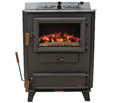 Load image into Gallery viewer, DS Anthra-Max DSXV15 Gravity Feed Coal Stove
