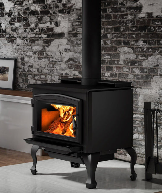 Osburn 2000 Wood Stove w/ Leg Kit, Blk Door Overlay & Blower *30% Tax Credit!!*