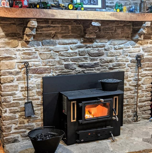 Hitzer 503 Ez-Flo Hopper Fed Fireplace Insert