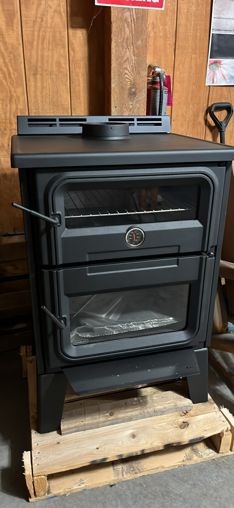 Load image into Gallery viewer, Drolet Bistro Wood Kitchen Cook Stove
