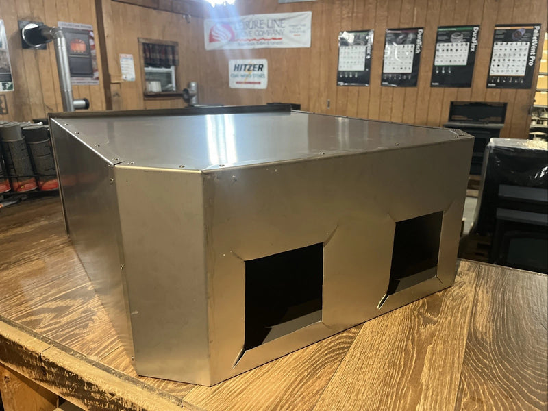 Load image into Gallery viewer, Alaska Model 140 Coal Stove Furnace DUAL FEED Hopper Stainless steel
