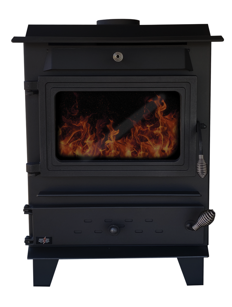 Load image into Gallery viewer, Hitzer 254 Hand Fired Coal Stove-- 75,000BTU
