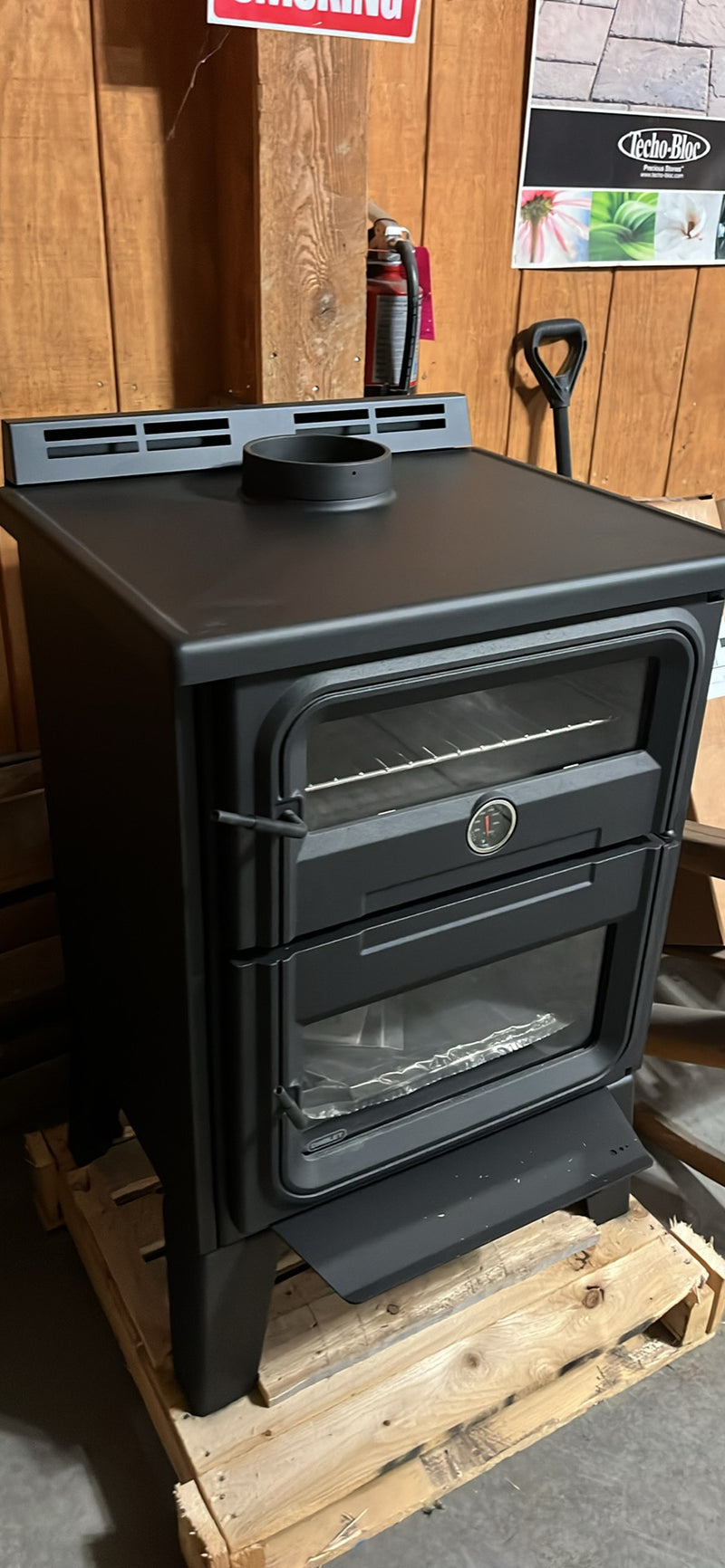 Load image into Gallery viewer, Drolet Bistro Wood Kitchen Cook Stove
