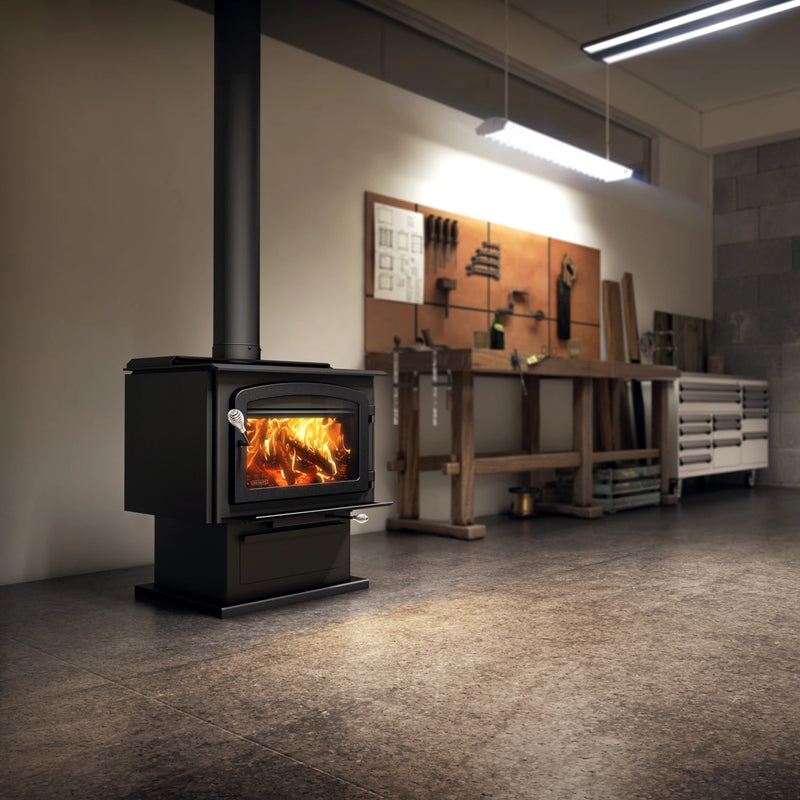 Load image into Gallery viewer, Drolet Escape 2100 Wood Stove  110,000BTU  30% Tax Credit
