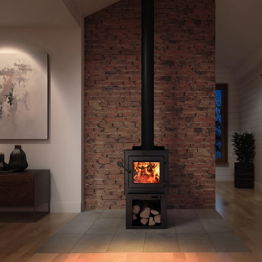 Drolet Deco Nano Wood Stove w/ Pedestal