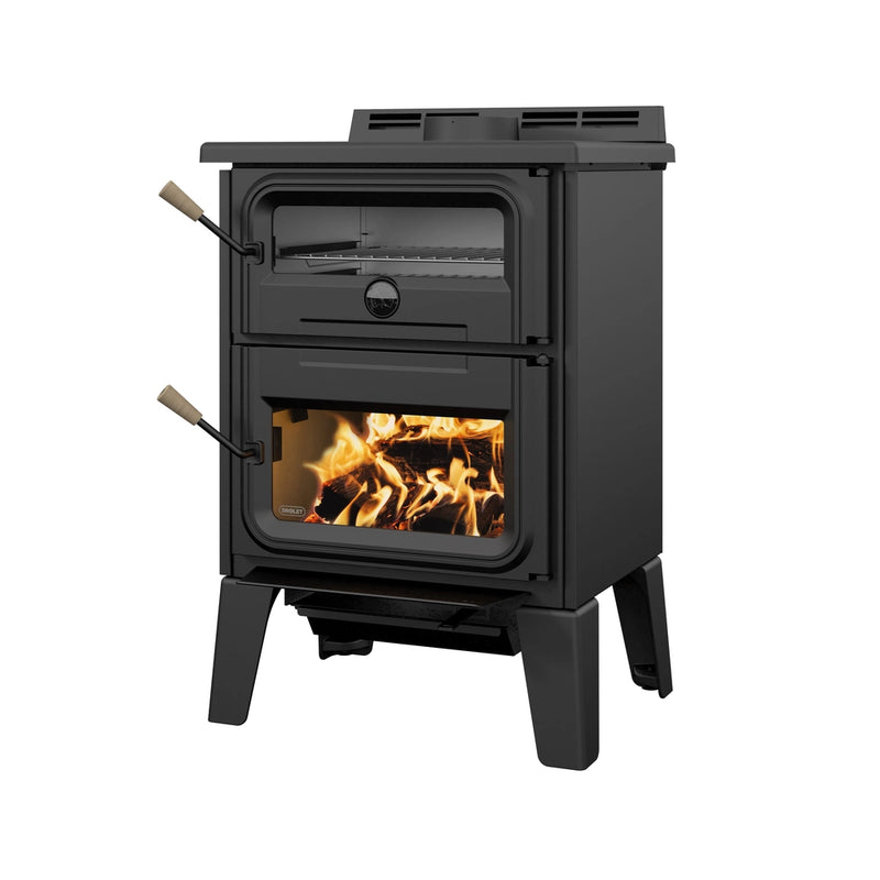 Load image into Gallery viewer, Drolet Bistro Wood Cook Stove 75,000BTU 30% Tax Credit
