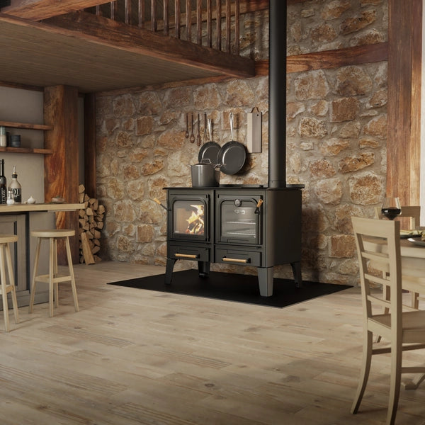 Load image into Gallery viewer, Drolet Chic-Choc Wood Kitchen Cook Stove
