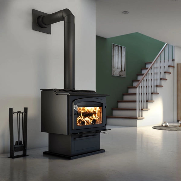 Load image into Gallery viewer, Drolet HT-3000 Wood Stove w/ Pedestal

