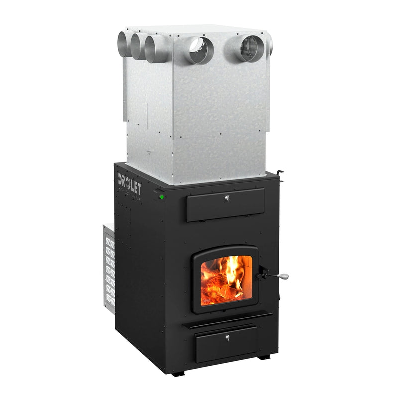 Load image into Gallery viewer, Drolet Heat Commander 310,000BTU Wood Furnace w/ Blower 30% Tax Credit

