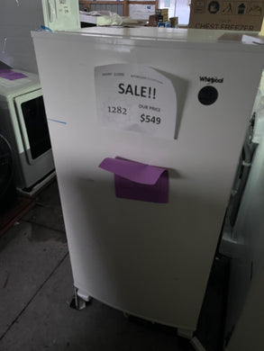 #1282- Whirlpool 15.7cuft Frost-Free Upright Freezer (White)