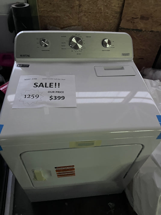 #1259- Maytag 7-cuft Electric Dryer (White) *BASIC!!**