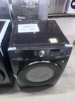 #1364- Samsung - 7.5 Cu. Ft. Stackable Electric Dryer with Sensor Dry - Black Stainless Steel